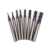 【DT】hot！ 1pc Endmill Cutting HRC50 4 Flute Mill 1/1.5/2/2.5/3/4/5/6mm Alloy Carbide Tungsten Milling Cutter End Metal