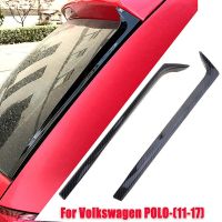 Rear Window Side Spoiler Canards Splitter Fit For VW Polo MK5 6R 6C 2011 2012 2013 2014 2015 2016 2017 Sticker Car Accessories