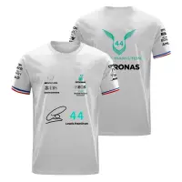 (in stock) 2022petronas Formula One racing casual t-shirt Mercedes Benz Lewis Hamilton team free nick name and logo