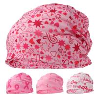 Breast Cancer Awareness Hat Pink Cancer Hats Loose Beanie Hat With Elastic Band And Pink Ribbon Pattern Casual Soft Breathable Awareness Hat For Women Stretchy Winter Warm clever