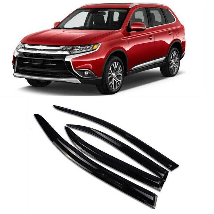 Car Side Window Deflector Window Visor Vent For Mitsubishi Outlander