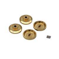 【CW】 4pcsFMS 1/18 Cool Road Ze RC Climbing Remote Control Car Metal Upgrade Accessories Brass Counterweight 7mm Coupler