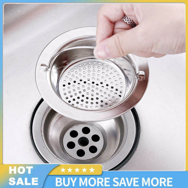 Kitchen Sink Strainer With Handle Design Stainless Steel Rust Free Anti ...