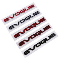 ABS สติกเกอร์โลโก้ด้านร่างกายรถ EVOQUE กล่องกระโปรงท้ายรถตราสำหรับแลนด์โรเวอร์ EVOQUE Discovery ช่วง Freelander