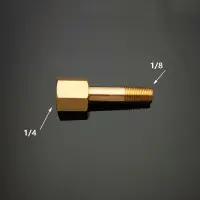 1/4 BSP Female To 1/8 BSP Male Thread Brass Pipe Fitting Connector Adapter Length 50mm 75mm 100mm 150mm