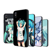 Hatsune Miku อ่อนนุ่ม เคสโทรศัพท์ หรับ OPPO  Black ปก