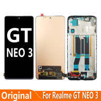 ของแท้สำหรับ Realme GT Neo 3 Rmx3561 Rmx3560เปลี่ยนชิ้นส่วนจอสัมผัสแอลซีดีของเครื่องแปลงดิจิทัล Rmx3563