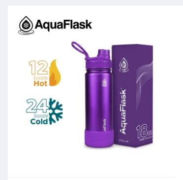 AQUAFLASK (18oz/ 22oz) Stellar Collection with Silicone Boot Limited ...