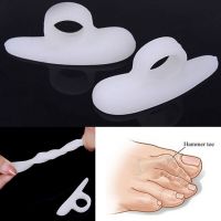 ◈ 2Pcs/pair Unisex Hammer Toe Cushions Silicone Protector Separator Gel Support Pads Temporary Corrector Straightener Bunion Guard