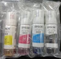 หมึกแท้EPSON 003 4สี ไม่มีกล่อง ส่งฟรี