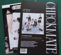 อัลบั้ม เปล่า ITZY - CHECKMATE Album Ver. Limited ของแท้ พร้อมส่ง แกะแล้ว ไม่มีการ์ด ไม่มีโปสเตอร์ CD สุ่ม รยูจิน Kpop