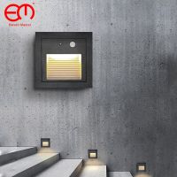 ▣ IP65 PIR motion Detector Light Sensor Led Step Stair Lights Outdoor Footlight Recessed Corner wall Lamp exterior garden