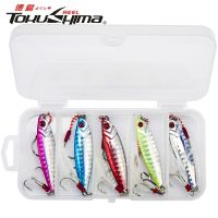 5Pcs Boxed Jigging Lead 7g/10g/15g/20g/30g Slow Jig Heavy Sinking Fishing Trolling Bait