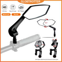 Globetrotter COD【สินค้าเฉพาะจุด】กระจกมองหลังอลูมิเนียม ทรงสี่เหลี่ยมผืนผ้า แบบสากล สําหรับติดแฮนด์รถจักรยาน รถมอเตอร์ไซค์