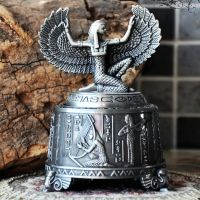 European classical revolving Isis Goddess music box creative novelty antuque box birthday/Valentines/Christmas/New year gift