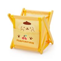 Mini Rack ที่เก็บของผ้าใบจิ๋ว พับได้ ด้านหน้ามีช่อง ลาย Pompompurin pn / Pompompurin