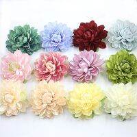 Imitation Dahlia Peony Lotus Handmade Materials DIY Clothing Flower Aarrangement Living Room Wedding Decoration Wall Flower