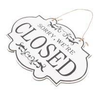 【hot】♞  Sign Closed Door Hangingbusiness Farmhouse The Board Signs Store Rusticclose Sided