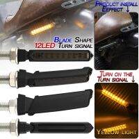 12 LED Moto Light 12V Blade Shape Waterproof Signals Lamp Motorcycle Turn Signal M10 Bolt Universal High Quality Accessories