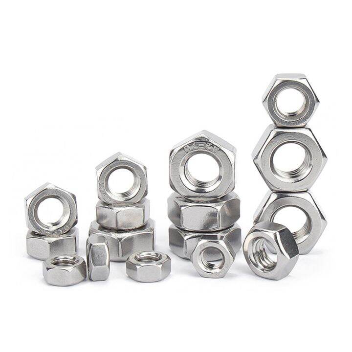 5PCS Reverse Thread Hex Nut M4 M5 M6 M8 M10 M20 Rotate Left Nuts A2