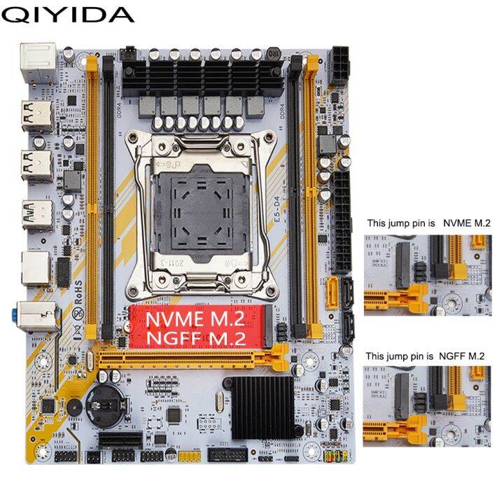 qiyida-x99-motherboard-combo-kit-set-lga-2011-3-xeon-e5-2640-v4-cpu-ddr4-16gb-2pcs-8g-3200mhz-memory-nvme-m-2-sata3-0