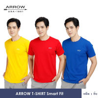 ARROW T-SHIRT เสื้อยืดคอกลม ปัก ARROW แขนสั้น Smart Fit KT8A8 มี 3 สีให้เลือก