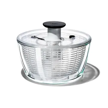 OXO Good Grips Salad Spinner with Pump in Green 1155901 - The Home