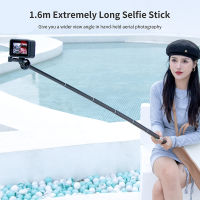 1.6เมตรขยาย S Elfie ติดมือถือ escoping ขั้วโลกสำหรับ Insta 360หนึ่ง X2 ONE R ONE X Go 2 Gopro 10 9 8 Max DJI กล้อง