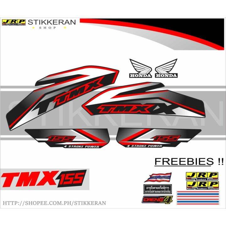 HONDA TMX 155 ASERO FULL SET STOCK DECAL | Lazada PH