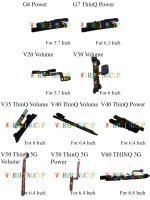 ปุ่มปรับระดับเสียงสายไฟ Flex Cable สําหรับ LG G6 G7 ThinQ G8 G9 V20 V30 V35 V50 5G V60 V405QA7 V405TAB V405UA0