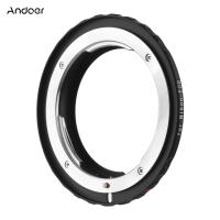 Andoer Nikon-EOS Camera Adapter Ring with Infinity Focus for Nikon FAF AI AI-S Camera to Canon EOS EFEF-S Mount Cam