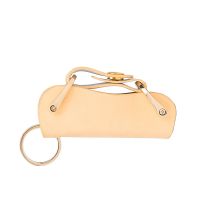 Creative Top Layer Genuine Leather Key Bag Handmade Keys Storage Cover Storage 10-16  pcs keys