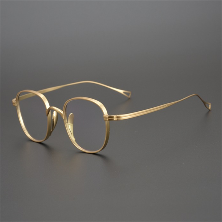 Japanese Handmade Pure Titanium Eyeglasses Frame Retro Men Optical