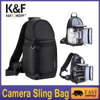 K &amp; F กระเป๋า Tali Selempang Kamera แนวคิดกระเป๋าเป้สะพายหลังกันกระแทกความจุ10L กระเป๋าหิ้วสำหรับ Dslr/slr/mirrorless เคสกล้อง