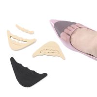 【A Creatively】 1คู่ Forefoot Insert Pad สำหรับผู้หญิงรองเท้าส้นสูง Toe Plug HalfShoes Cushion Feet Filler Insoles Anti Pain Pads