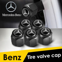 5ชิ้น/เซ็ต Mercedes-รถ Benz ยางวาล์ว CapsStainless เหล็กก้านล้อฝาจุกลมยาง Universal สำหรับ Mercedes Benz C-Class C260L GLA200L GLC E-Class E300L A200L GLB E-Class E300l E200L GLB 180C-class S-Class ฯลฯ,