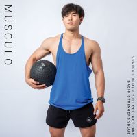 spot Musculo เสื้อกล้ามเพาะกายทรงสายเดี่ยว