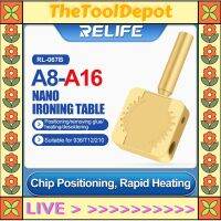 TheToolDepot RELIFE RL 067B ปลายบัดกรีสถานีความร้อนทองแดงบริสุทธิ์สำหรับ A16 A8 CPU RAM ชิป IC กำจัดกาวซ่อมแซม BGA