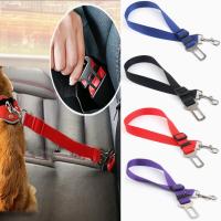 Pet Dog Cat Safety Rope Car Seat Belt Adjustable Vehicle Traction Straps Leash Dog Collar Dog Accessories 37.5-66CM