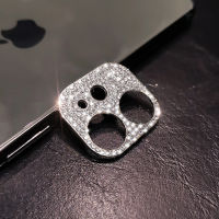 Rhinestone Glitter Camera Lens Protector on For iPhone 13 11 Pro Max 12 MINI Luxurious Diamond Shockproof Fashion Film Cap Cover