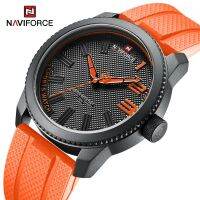 NAVIFORCE New Style Popular Silicone Strap Male Quartz Watches Fashion Casual Waterproof Wristwatches for Men Relogio Masculino