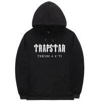 เสื้อผ้ากีฬาพิมพ์ลายดาว Trapstar สำหรับผู้ชายเสื้อสวมมีฮู้ดลำลองใหม่ฤดูใบไม้ร่วงเสื้อตัวนอก2023