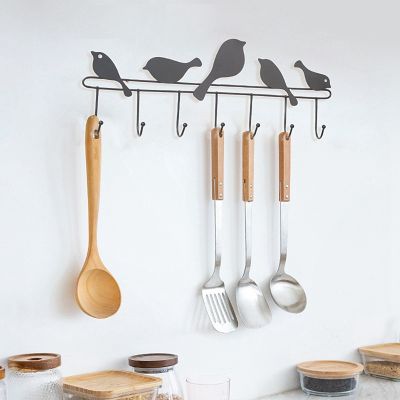 Nordic Decoration Bird Hook Key Holder Wall Shelf Key Holder Shelves for Bedroom Hanger Kitchen Storage Rack Hanger