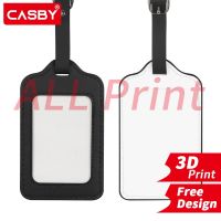 【DT】 hot  CasbyLuggage Travel Accessories Suitcase Address Name Baggage Boarding Tag 3D Print Custom Logo All Print Design DIY Free