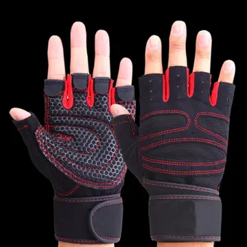 Cheap Workout Gloves Weight Lifting Gloves Fitness Half-finger Sports Gloves  Men And Women for Gym Dumbbe