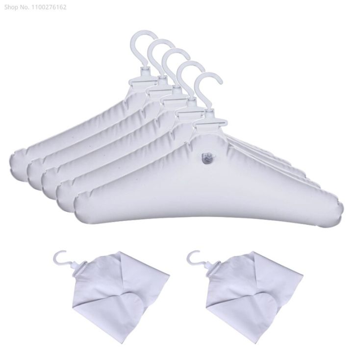5pcs-pack-inflatable-clothes-hanger-foldable-creative-hanger-no-trace-rotatable-clothing-storage-holder-clothes-hangers-pegs