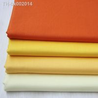 ❇ 100 cotton SOLID COLOR ORANGE YELLOW series twill cloth DIY for bedding cushions handwork patchwork quilting home decor tissue