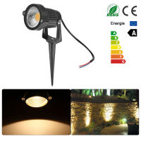 【Ready Stock】85-265V Garden Floodlight 5W COB Lawn Light Garden Flood Light Yard Patio Path Spotlight Lamp with Spike Waterproof Landscape Garden Wall Yard Path Pond Flood Spot Lights Swimming Pool Light