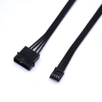 10Cm/20Cm Molex 4 Pin To 3.5 "ฟล็อปปี้ดิสก์ FDD สายไฟอะแดปเตอร์สายสีดำและอะแดปเตอร์