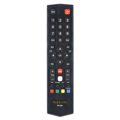 RC200 Remote Control LCD TV Remote Control for TCL LCD Smart TV RC200 L40S4700FS Remote Control Replacement English Global Model